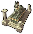 Statue von Anubis Statue von Anubis