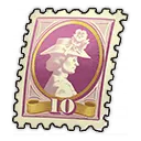Prominenten-Briefmarke