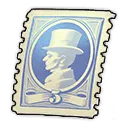 Verdrehte Briefmarke